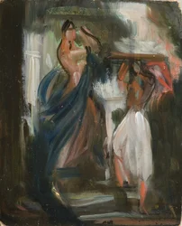 Composición con aceituneras